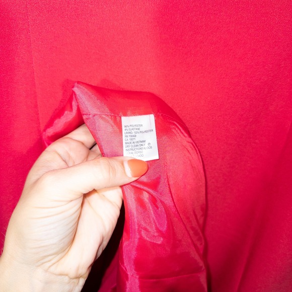 New Tahari ASL Fuchsia Pink Crepe Jacket & Dress 2 Piece Set Size 12 - Picture 5 of 8